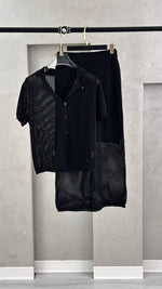 بدلة شبك تنورة