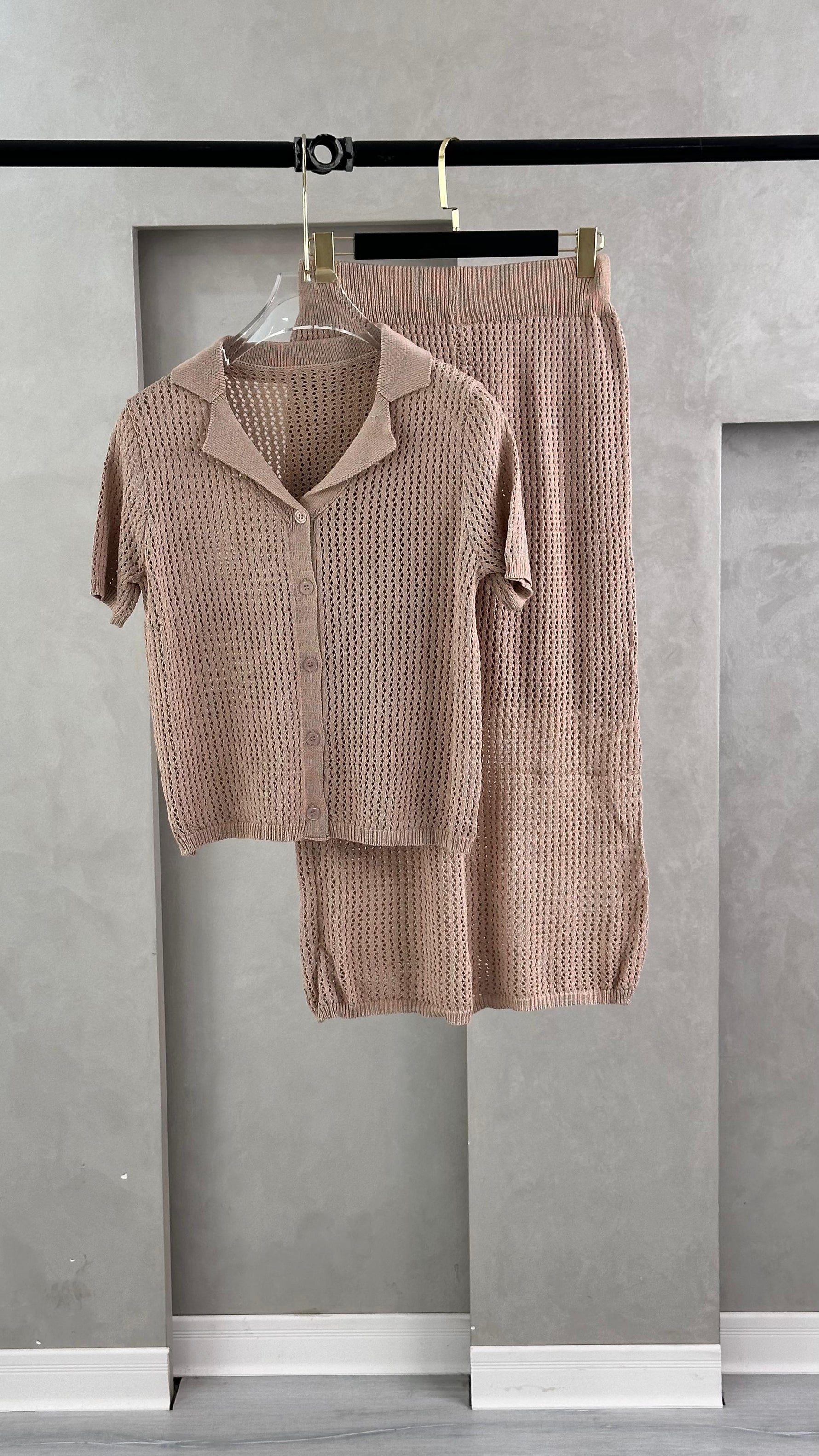 بدلة شبك تنورة