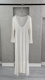 فستان شبك كم طويل