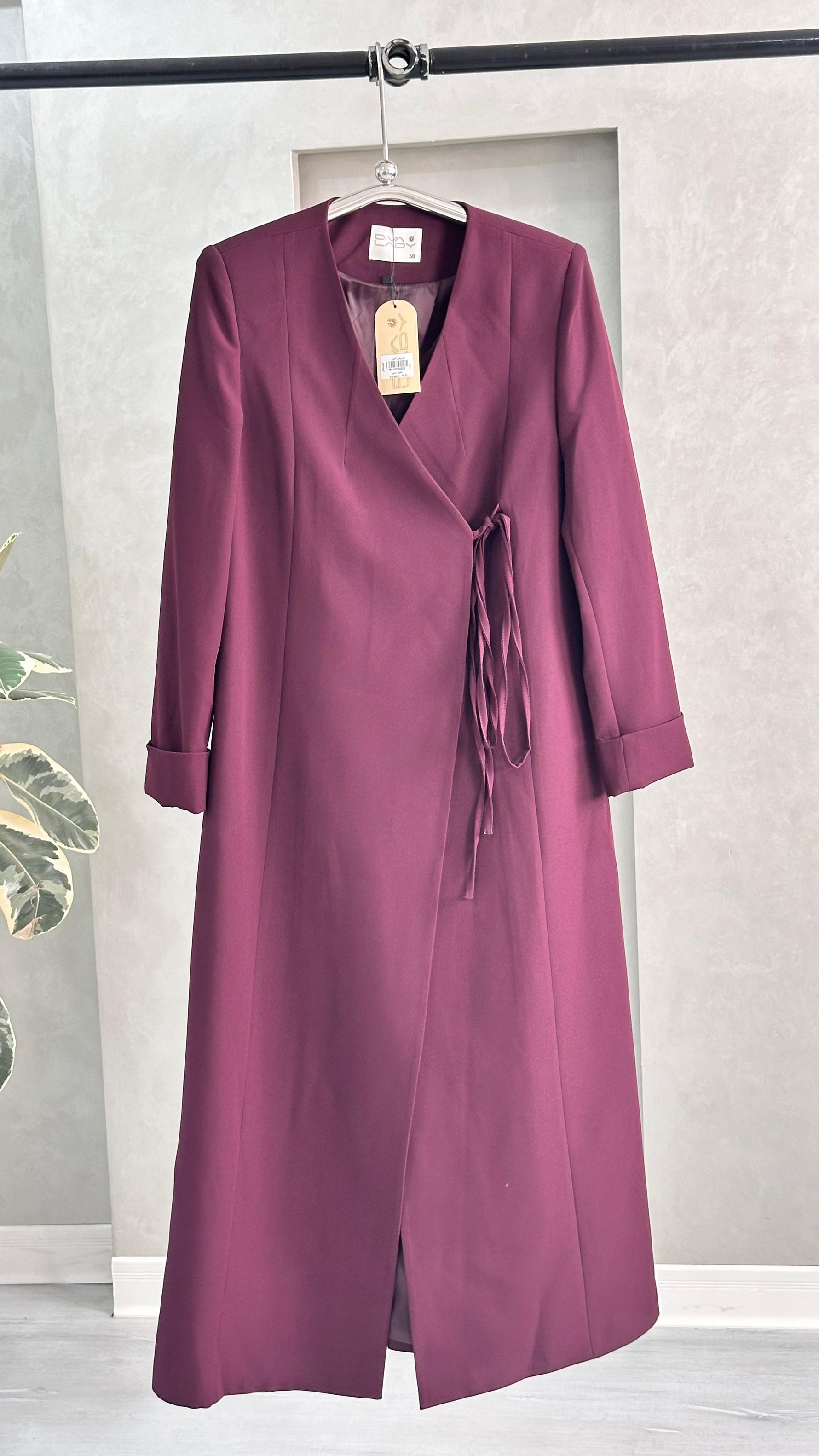 جاكيت نسائي لف طويل