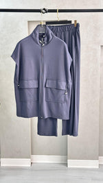 بدلة نسائي نص كم