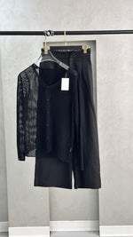 بدلة نسائي توب شبك