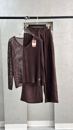 بدلة نسائي توب شبك