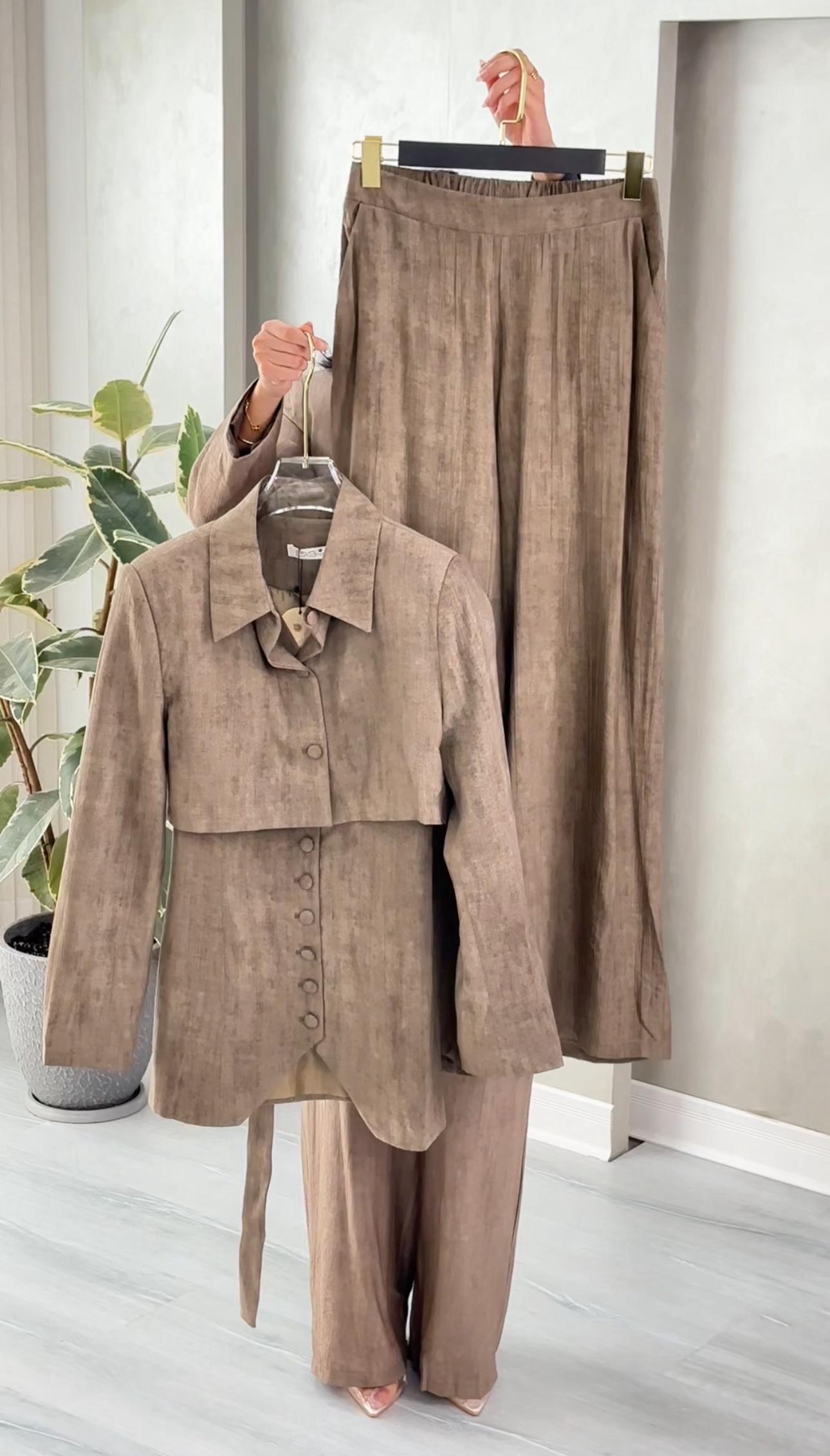 بدلة نسائي 3 قطع