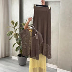 بدلة شبك تنورة