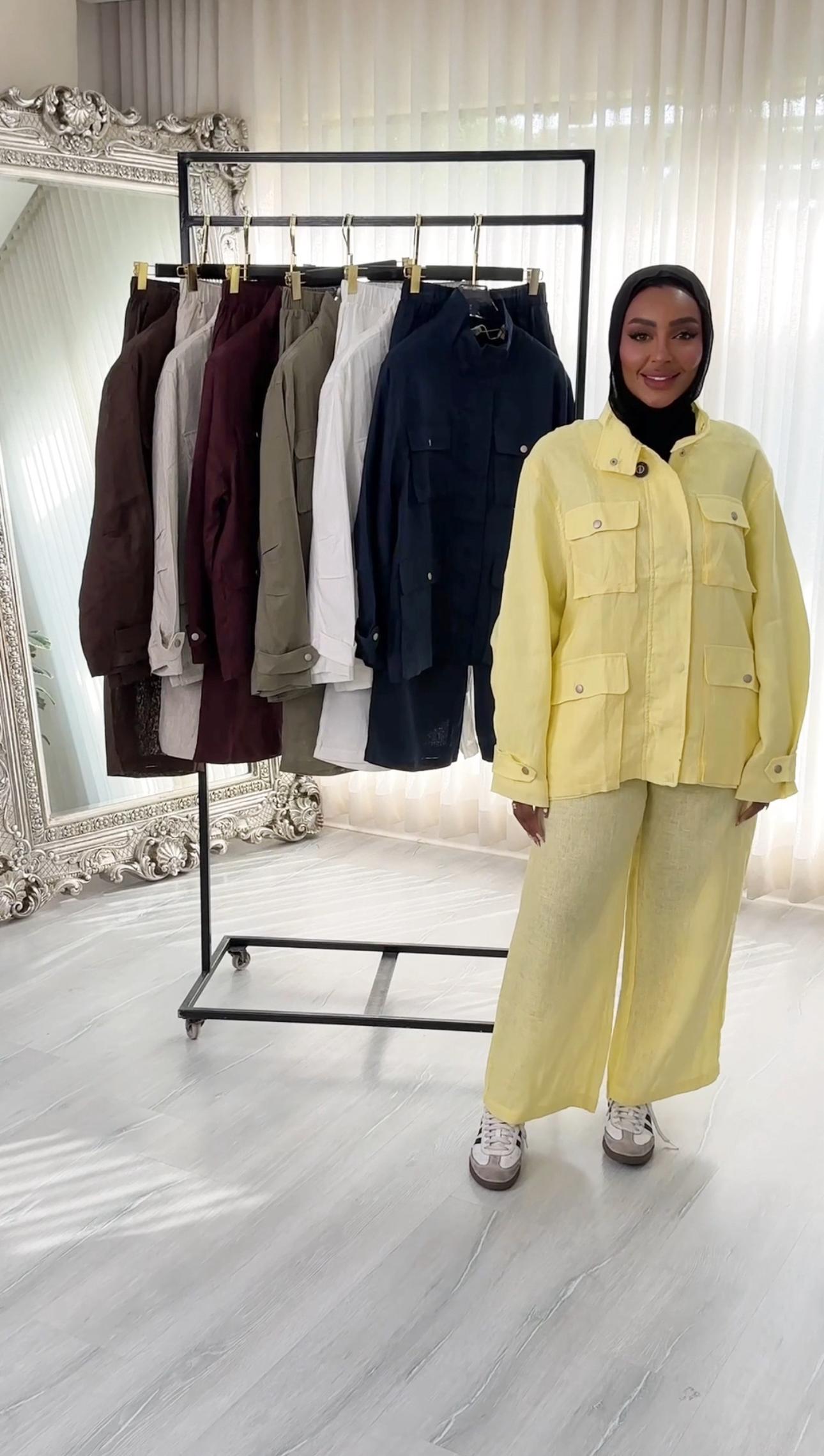 بدلة مخابي لنن