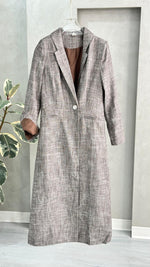 جاكيت لنن طويل