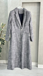 جاكيت لنن طويل