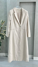 جاكيت لنن طويل