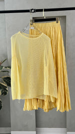 بدلة تنورة شبك