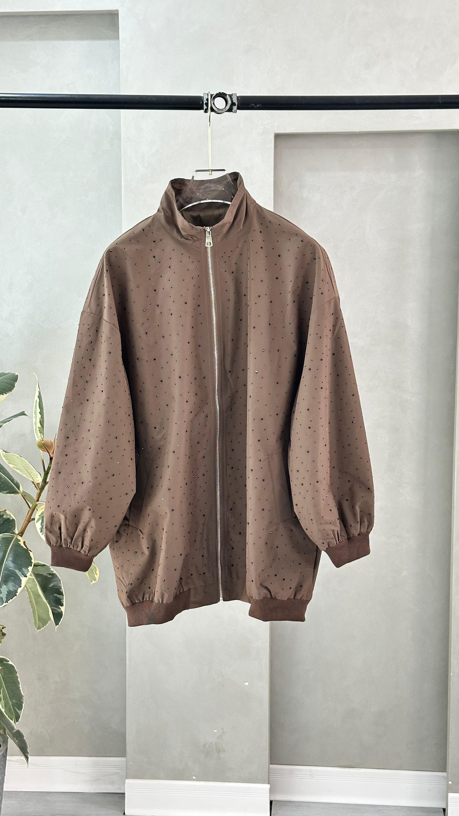 جاكيت نسائي اطراف مطاطية