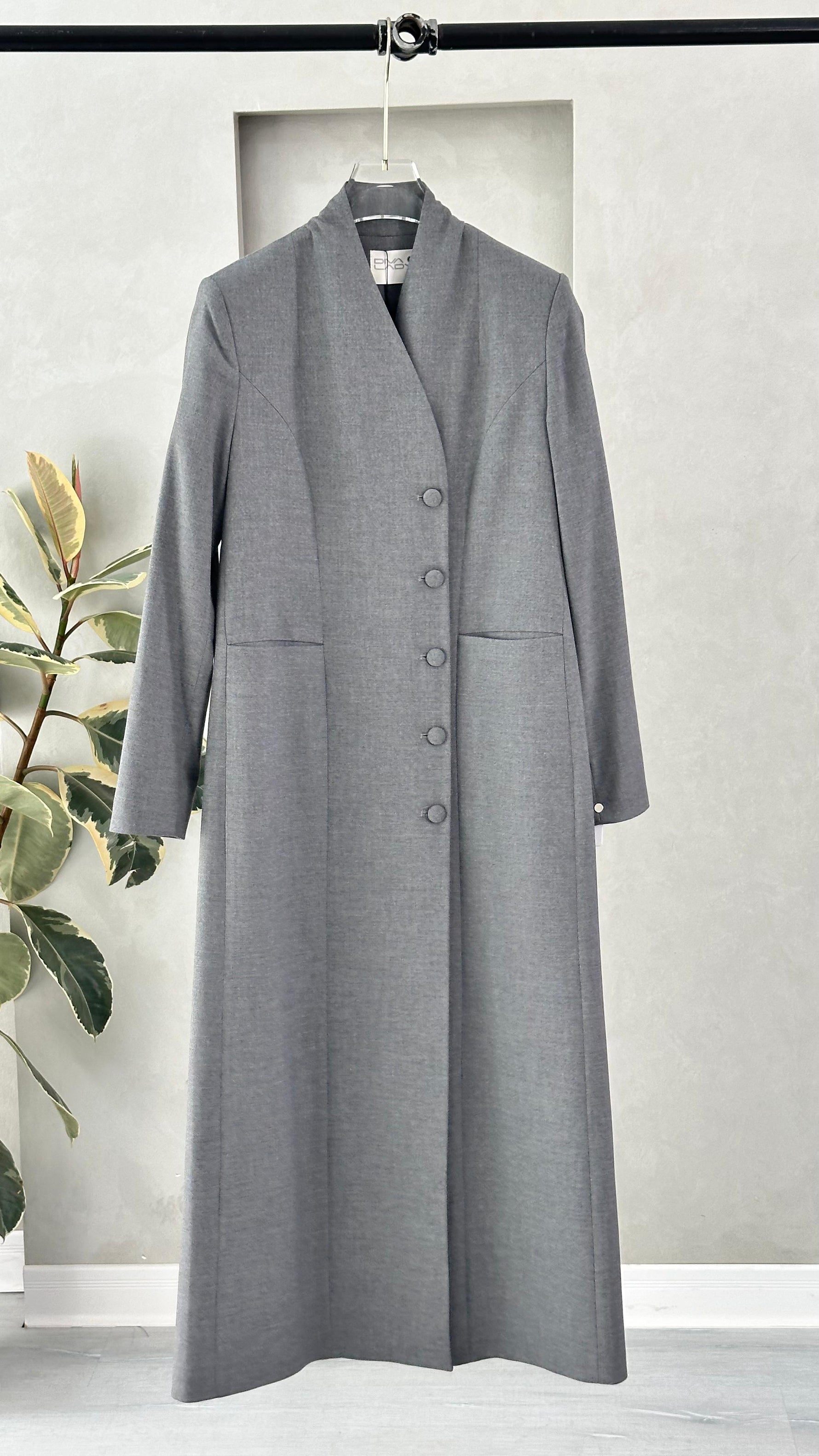 جاكيت نسائي ازرار جانبية