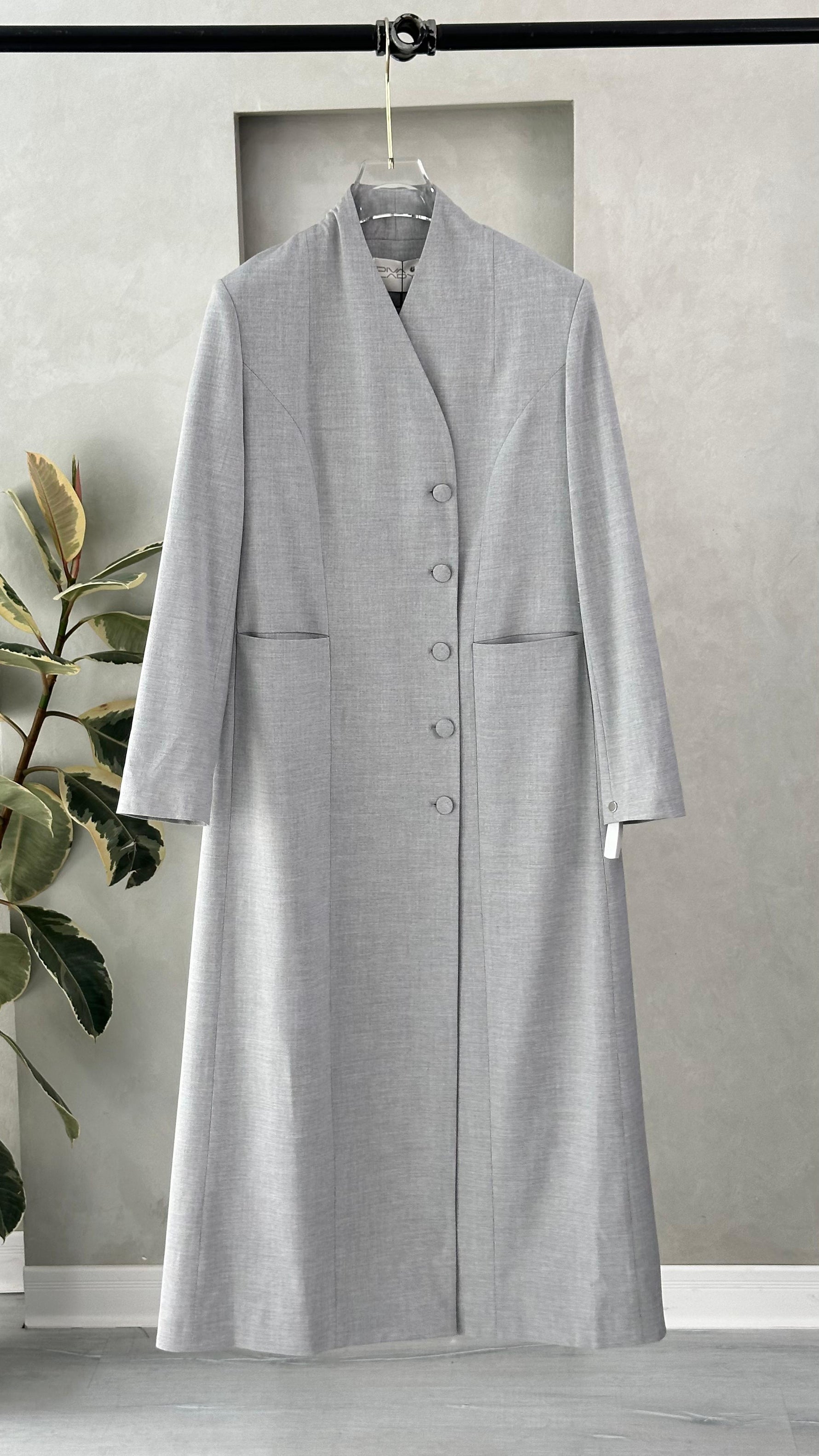 جاكيت نسائي ازرار جانبية