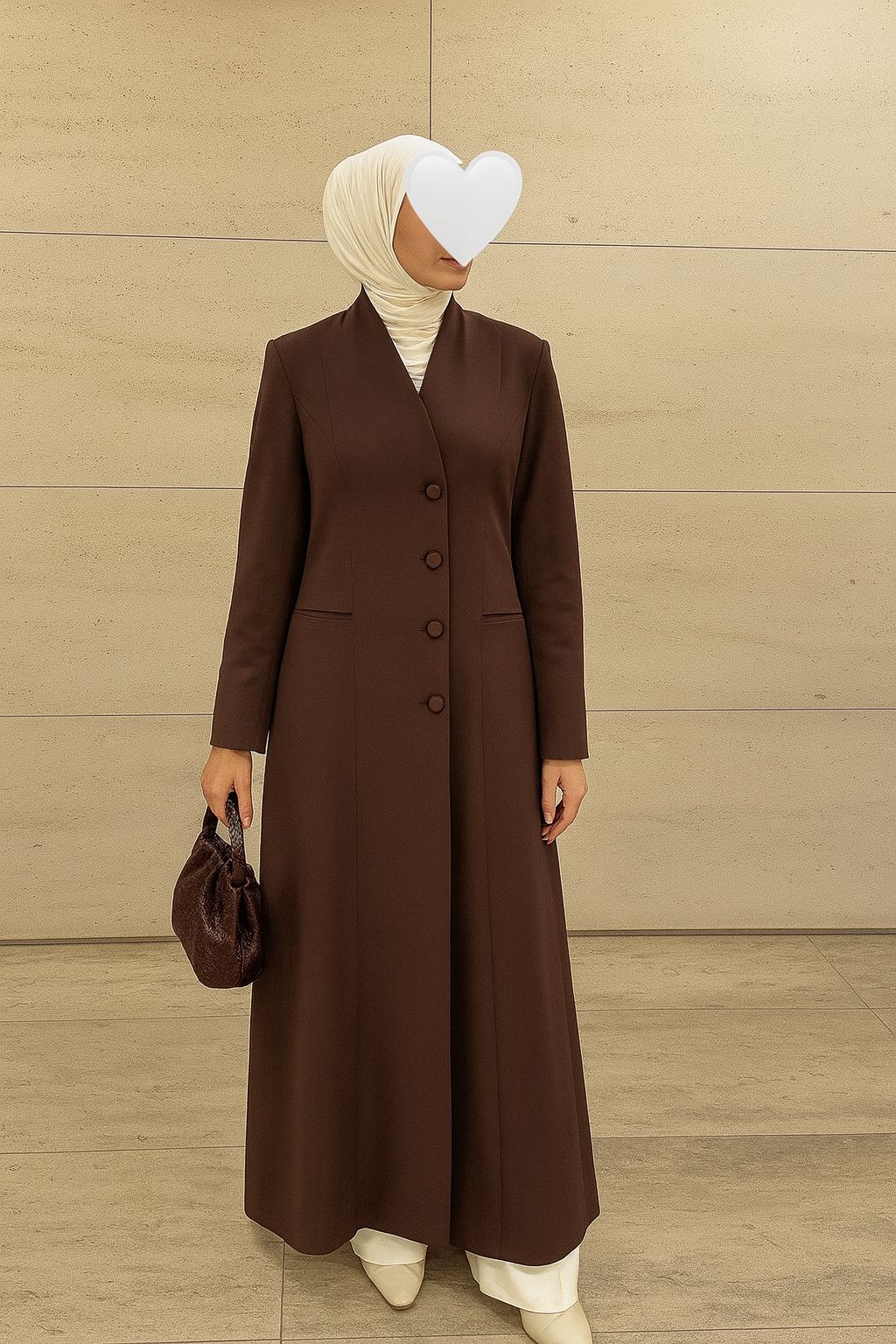 جاكيت نسائي ازرار جانبية