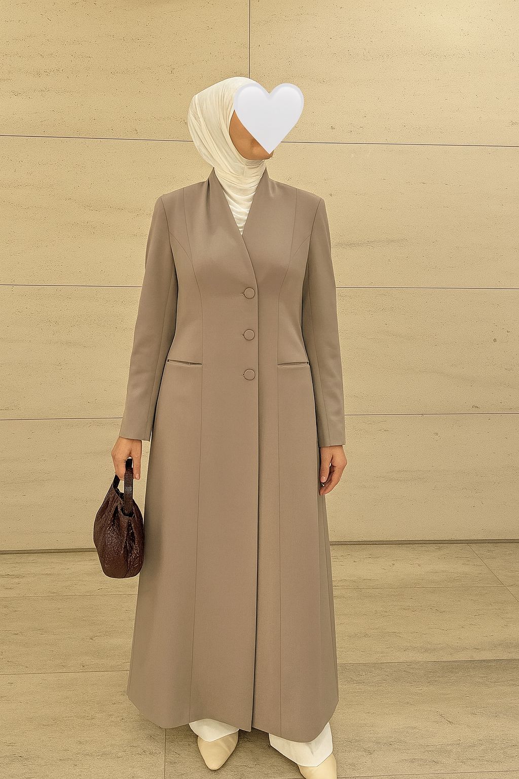 جاكيت نسائي ازرار جانبية