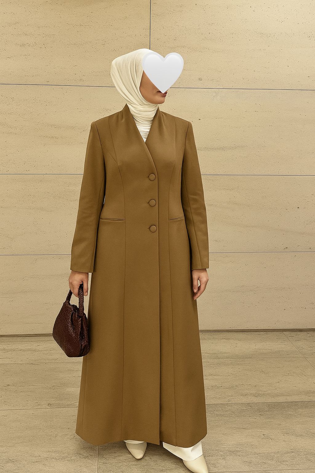 جاكيت نسائي ازرار جانبية