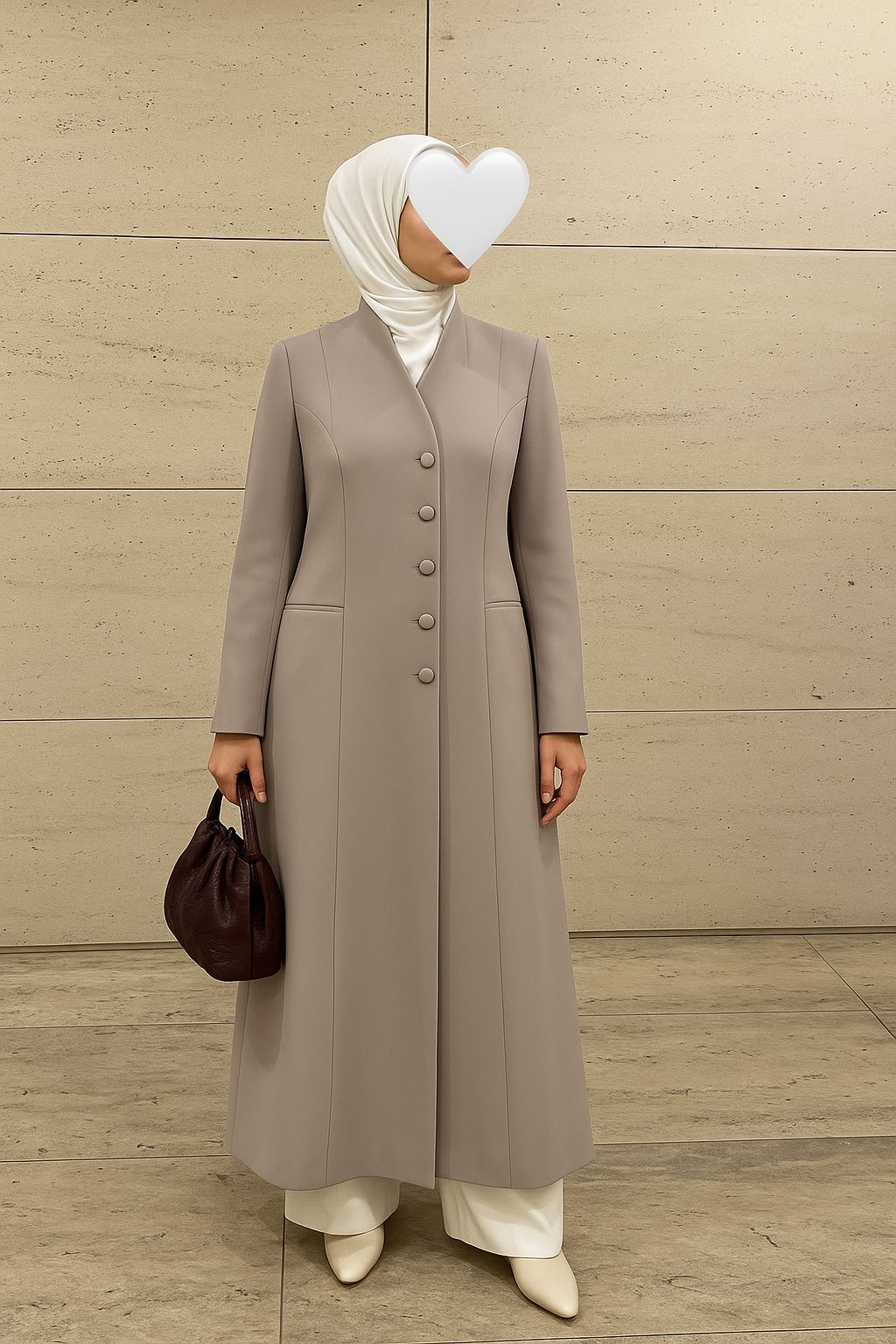 جاكيت نسائي ازرار جانبية