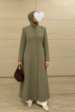 جاكيت نسائي ازرار جانبية