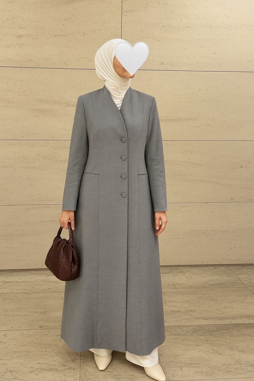 جاكيت نسائي ازرار جانبية