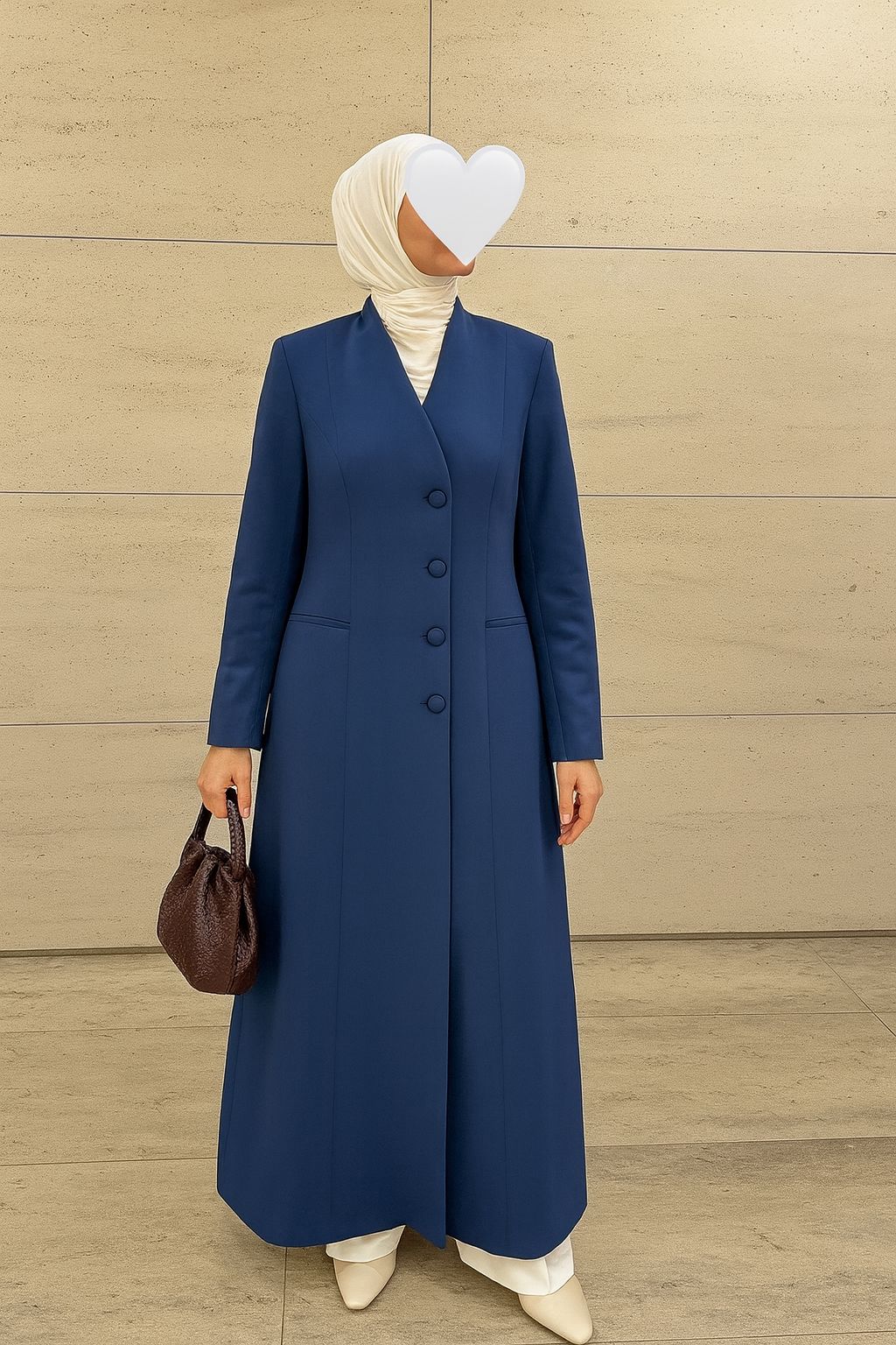 جاكيت نسائي ازرار جانبية