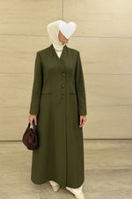 جاكيت نسائي ازرار جانبية