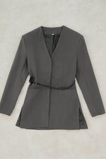 جاكيت قصير حزام