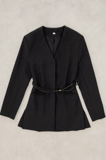 جاكيت قصير حزام