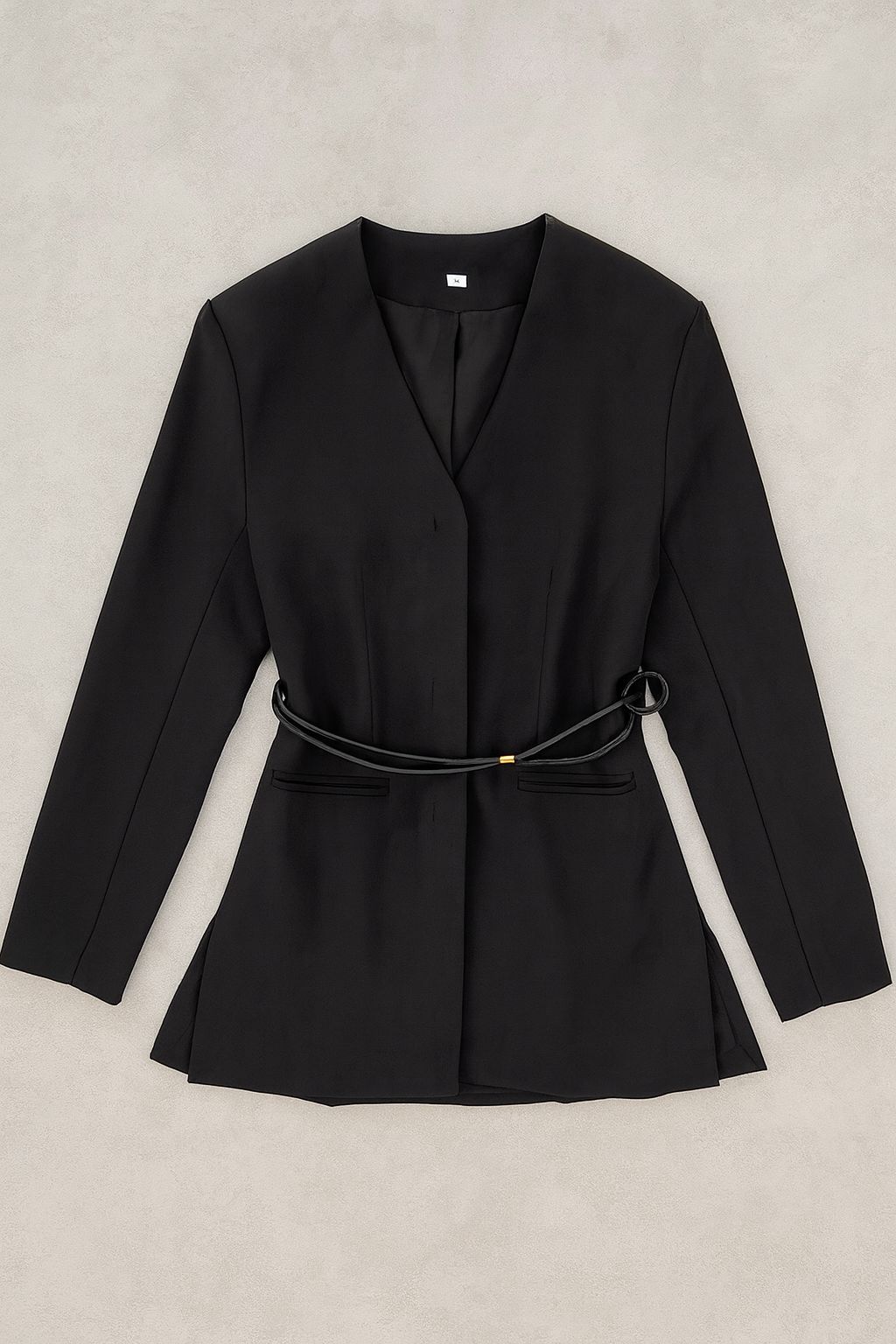 جاكيت قصير حزام