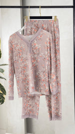 بيجامة نسائي مزهرة انيقة