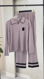 بيجامة نسائي بحلقات من الاطراف