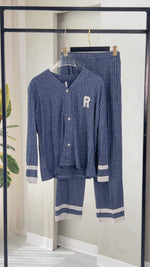 بيجامة نسائي مكنرة اسود