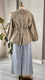 جاكيت نسائي مع ربط زم