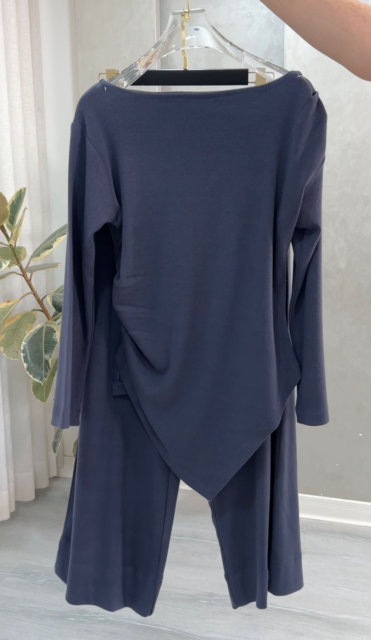 بدلة نسائي حواف غير متماثلة