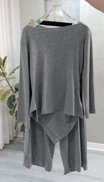 بدلة نسائي حواف غير متماثلة