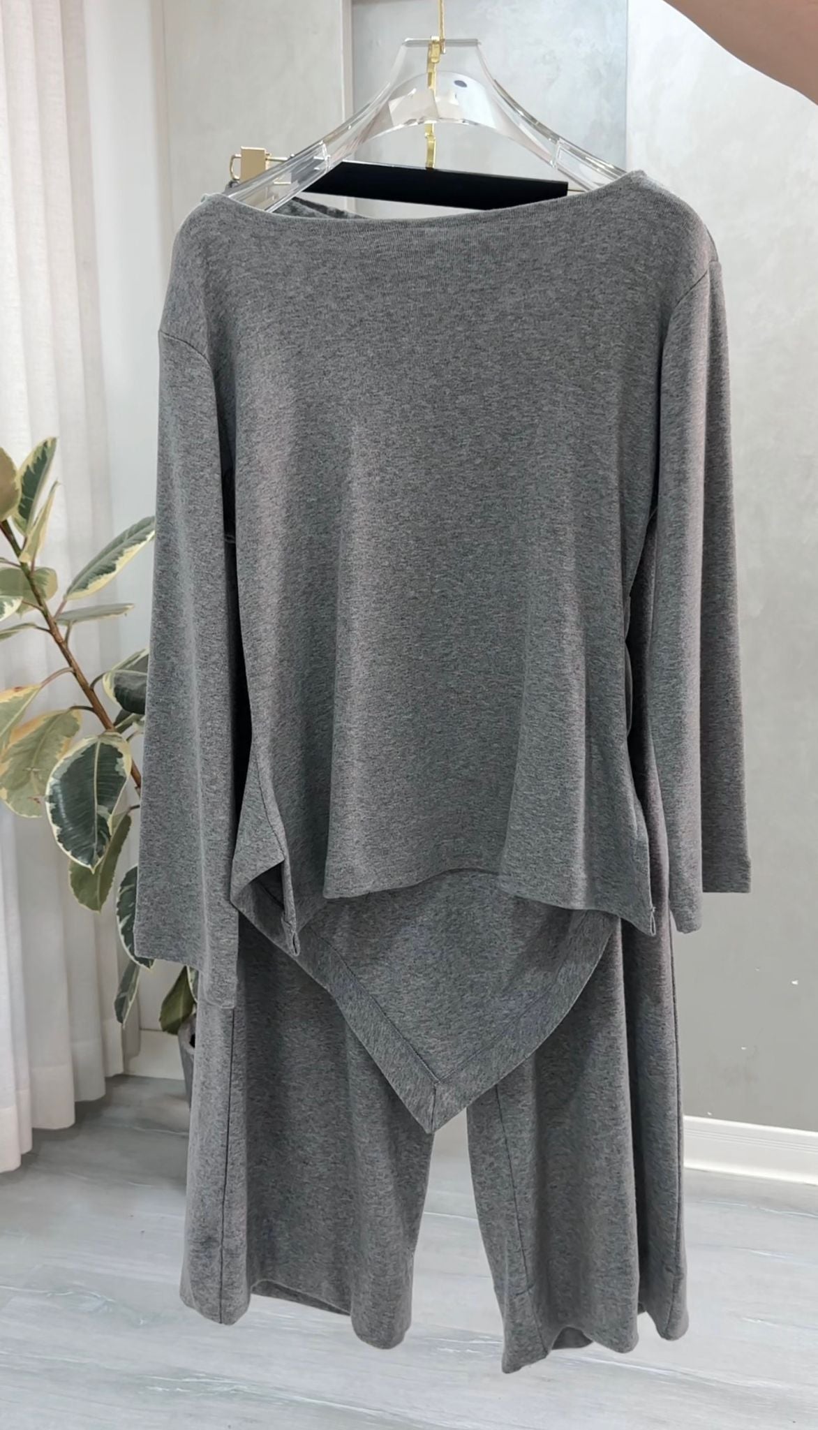 بدلة نسائي حواف غير متماثلة