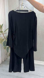 بدلة نسائي حواف غير متماثلة