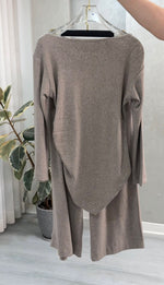 بدلة نسائي حواف غير متماثلة