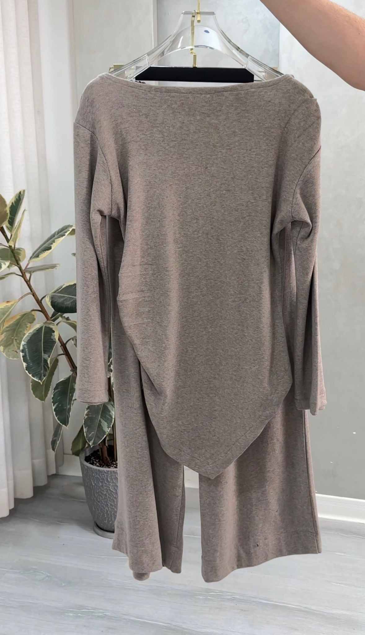 بدلة نسائي حواف غير متماثلة