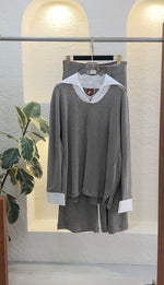 بدلة نسائي ياقة