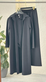 بدلة نسائي بجاكيت طويل