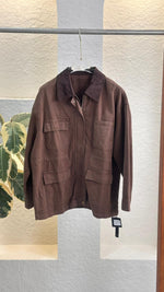 جاكيت جينز نسائي بياقة مميزة اللون