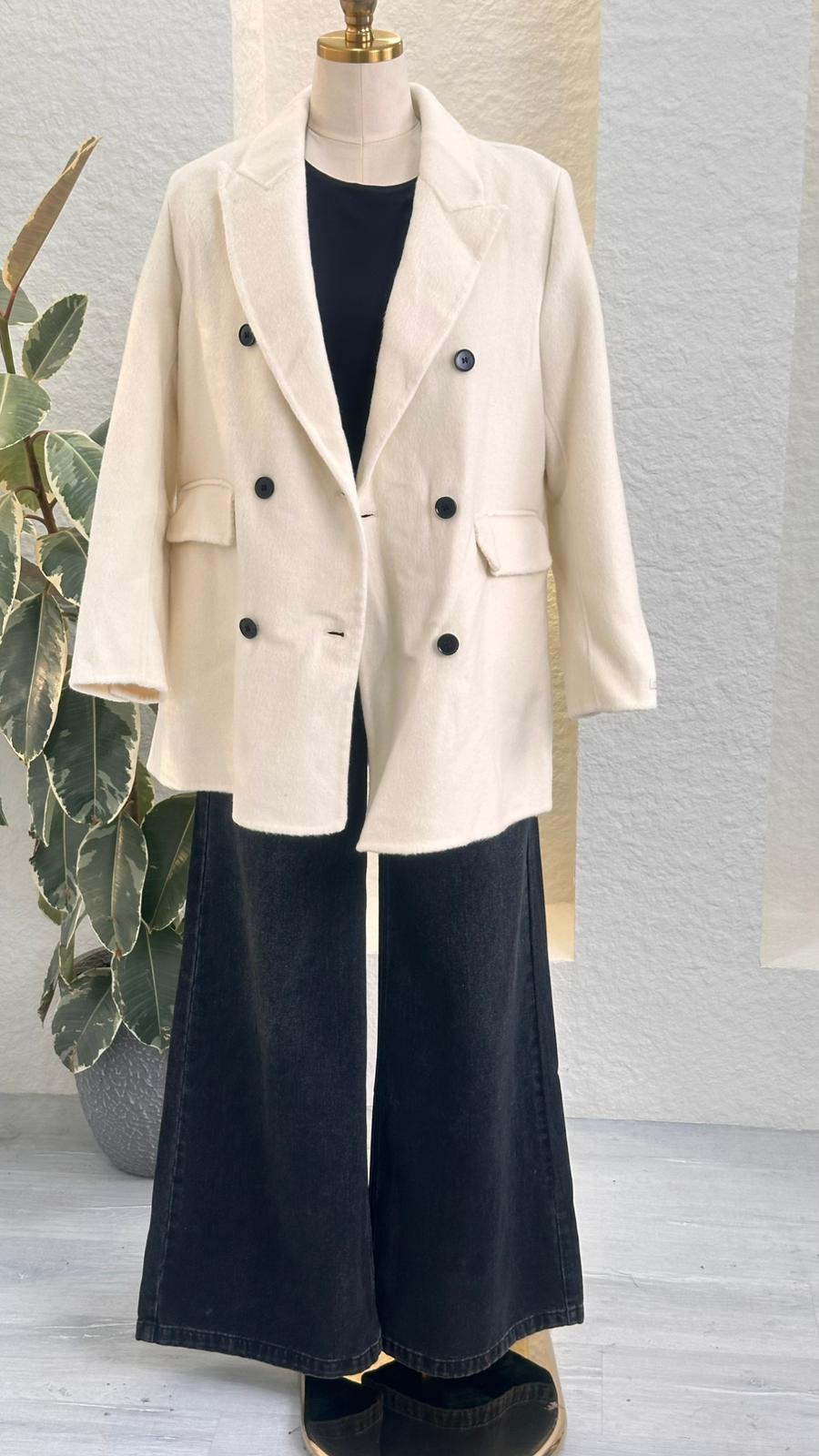 بليزر رسمي كلاسيكي بأزرار مزدوجة