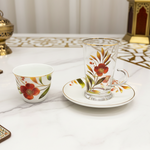 طقم استكانة وفنجان 18قطعة