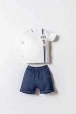 U.S POLO طقم بيبي