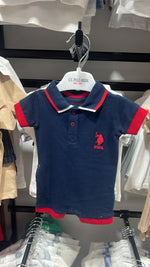 U.S POLO طقم بيبي