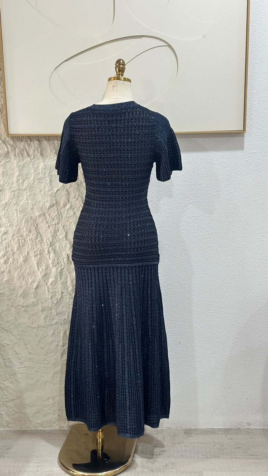 فستان سهرة شبك