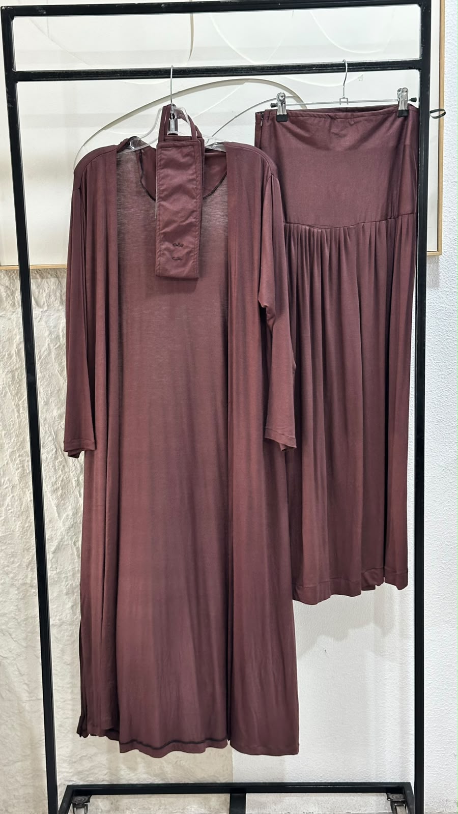 بدلة نسائي قطن طويل