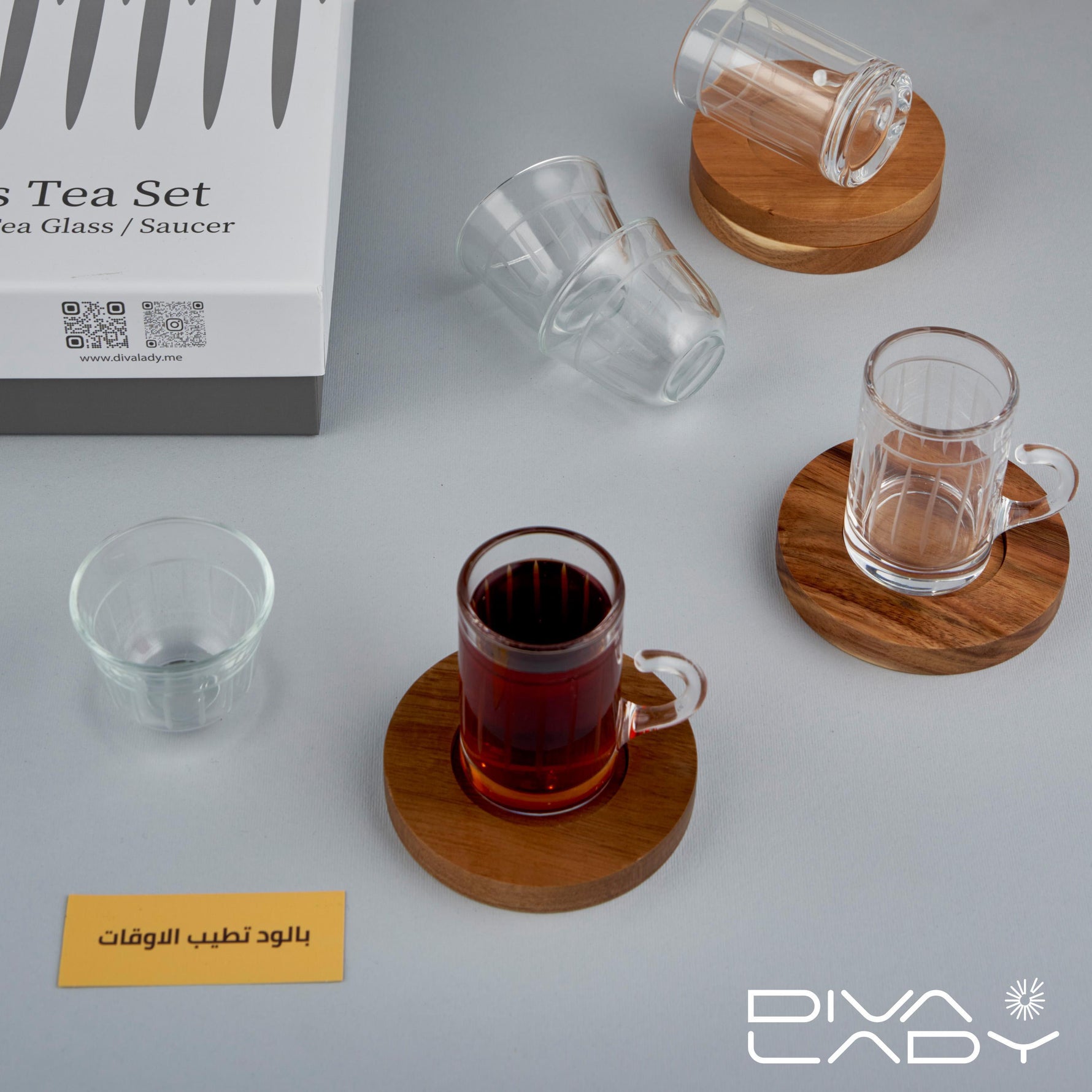 طقم استكانه وفنجان