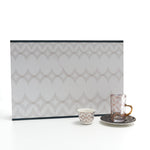 طقم استكانه مع فنجان 19 ق