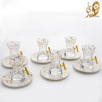 طقم استكانه وفنجان 18 ق